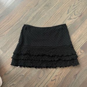 urban black skirt